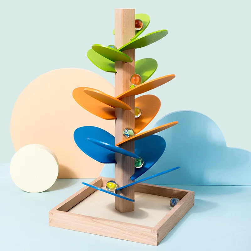 Children's Early Education Leaf Assembly Sounding Toy Ball Track Game Wooden Puzzle Toy
Children's Early Education Leaf Assembly Sounding Toy Ball Track Game Wooden Puzzle Toy
