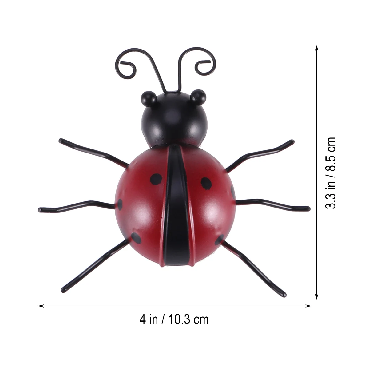 Ladybug Wall Hanging Decoration Red Outdoor Garden Crafts Metal Hanger Durable Sturdy Weatherproof Sculptures
Ladybug Wall Hanging Decoration Red Outdoor Garden Crafts Metal Hanger Durable Sturdy Weatherproof Sculptures