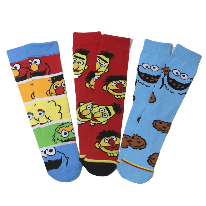 Уличные носки Red Elmo Blue Cookie Guy Желтые хлопковые индивидуальные носки для косплея с большой птицей Трендовые чулки Вязаные носки Рождество
Уличные носки Red Elmo Blue Cookie Guy Желтые хлопковые индивидуальные носки для косплея с большой птицей Трендовые чулки Вязаные носки Рождество