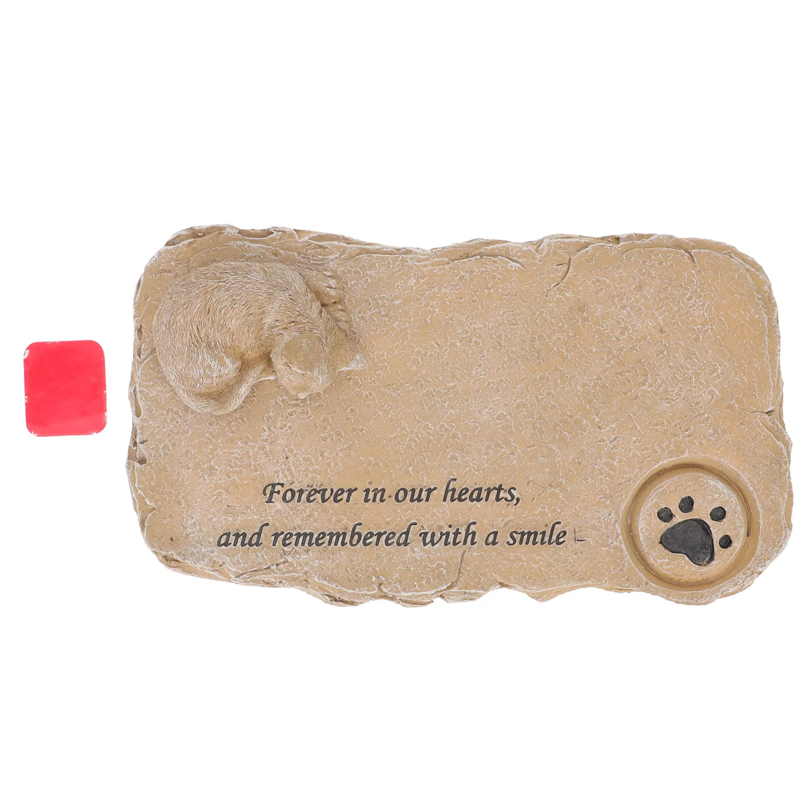 Lifelike Texture Pet Memorial Stone for Outdoors Premium Resin Cat Dog Kitten Tombstone Garden Lawn Porch Balcony Living Room
Lifelike Texture Pet Memorial Stone for Outdoors Premium Resin Cat Dog Kitten Tombstone Garden Lawn Porch Balcony Living Room