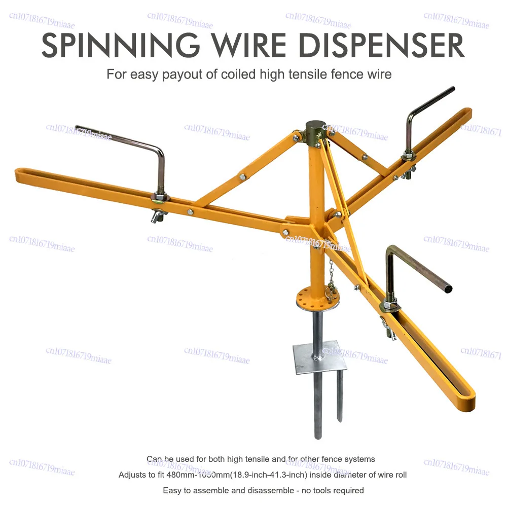 Fence Repair Tool Fence Wire De-Reeler Tool Spinning Wire De-Reeler
Fence Repair Tool Fence Wire De-Reeler Tool Spinning Wire De-Reeler