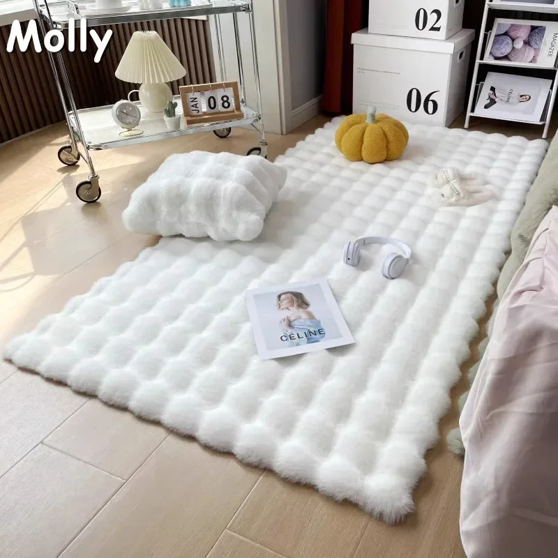 Soft Fluffy Living Room Area Rug Thick Bedroom Bedside Non Shedding Washable Rugs Faux Fur Floor Mat Indoor Carpet Home Decor
Soft Fluffy Living Room Area Rug Thick Bedroom Bedside Non Shedding Washable Rugs Faux Fur Floor Mat Indoor Carpet Home Decor