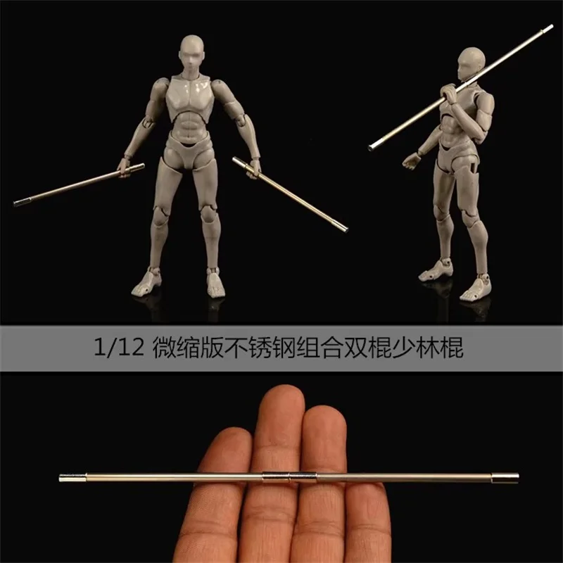 Hot Sale 1/12 Soldier Miniature Cold Weapon Shaolin Staff Dockable Double Stick Model Toy Fit 6'' Action Figures In Stock
Hot Sale 1/12 Soldier Miniature Cold Weapon Shaolin Staff Dockable Double Stick Model Toy Fit 6'' Action Figures In Stock