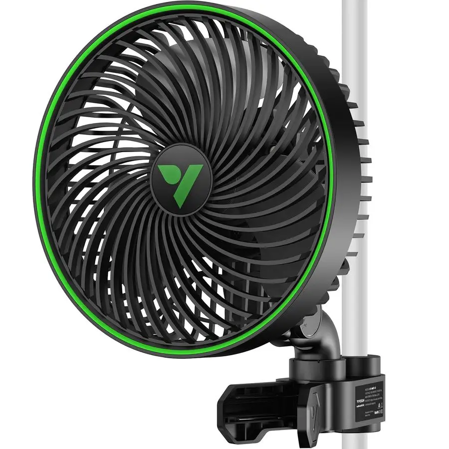 AeroWave E6 Gen2, Grow Tent Clip Fan 6, EC Motor, Smart Control, Powerful Oscillating Fan, Local Timer, Weatherproof IP54, for H
AeroWave E6 Gen2, Grow Tent Clip Fan 6, EC Motor, Smart Control, Powerful Oscillating Fan, Local Timer, Weatherproof IP54, for H