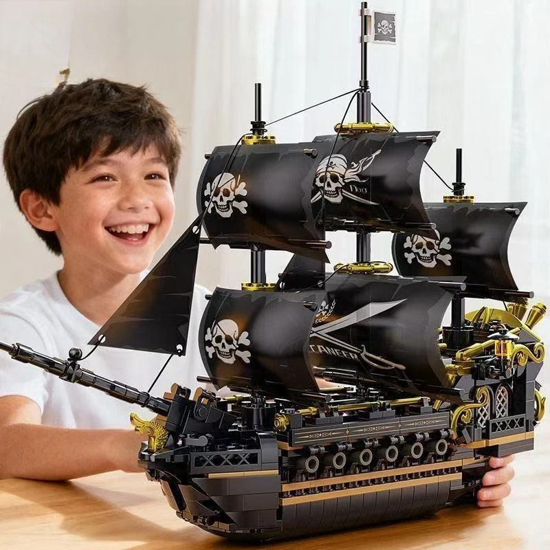 Конструктор MOC «Пираты Карибского моря: Корабль-мститель» и «Черная Жемчужина», сборные игрушки из блоков, декор для детского стола
Конструктор MOC «Пираты Карибского моря: Корабль-мститель» и «Черная Жемчужина», сборные игрушки из блоков, декор для детского стола