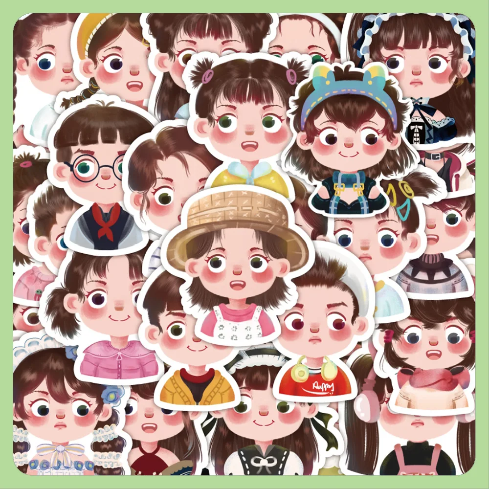 60Pcs Original Q version portrait Series Stickers Suitcase Phone Case Water Bottle Waterproof Decoration Diy Sticker Packs
60Pcs Original Q version portrait Series Stickers Suitcase Phone Case Water Bottle Waterproof Decoration Diy Sticker Packs