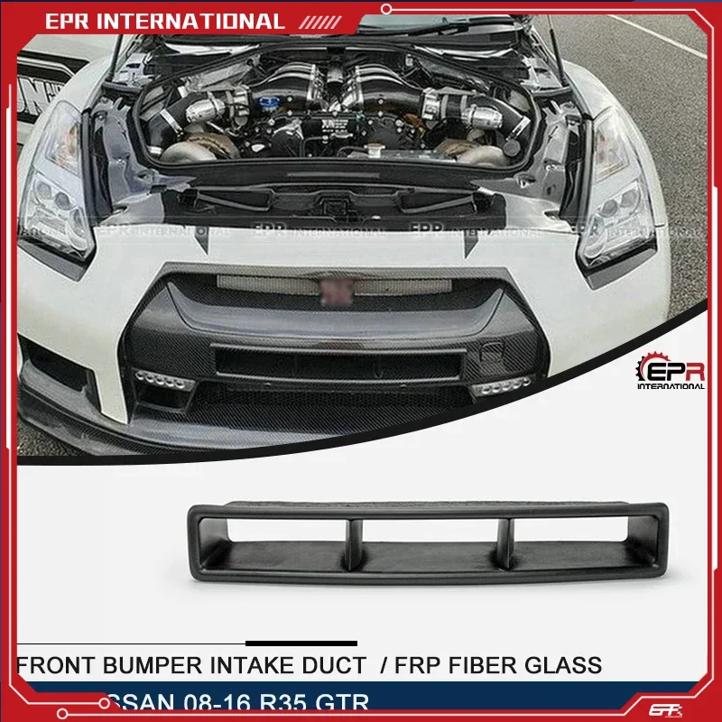 For Nissan 08-16 R35 GTR JUN Front Bumper Intake Duct FRP Fiber Glass Drift Air Intake Vent Fiberglass Car Accessories
For Nissan 08-16 R35 GTR JUN Front Bumper Intake Duct FRP Fiber Glass Drift Air Intake Vent Fiberglass Car Accessories