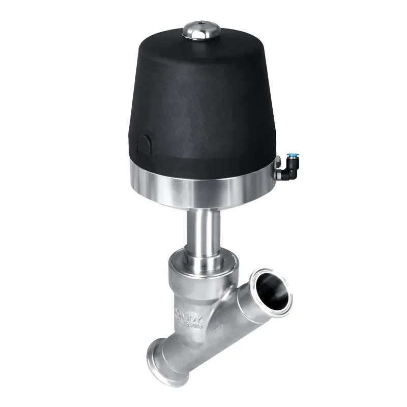 Plastic Pneumatic Angle Seat Valve Clamped
Plastic Pneumatic Angle Seat Valve Clamped