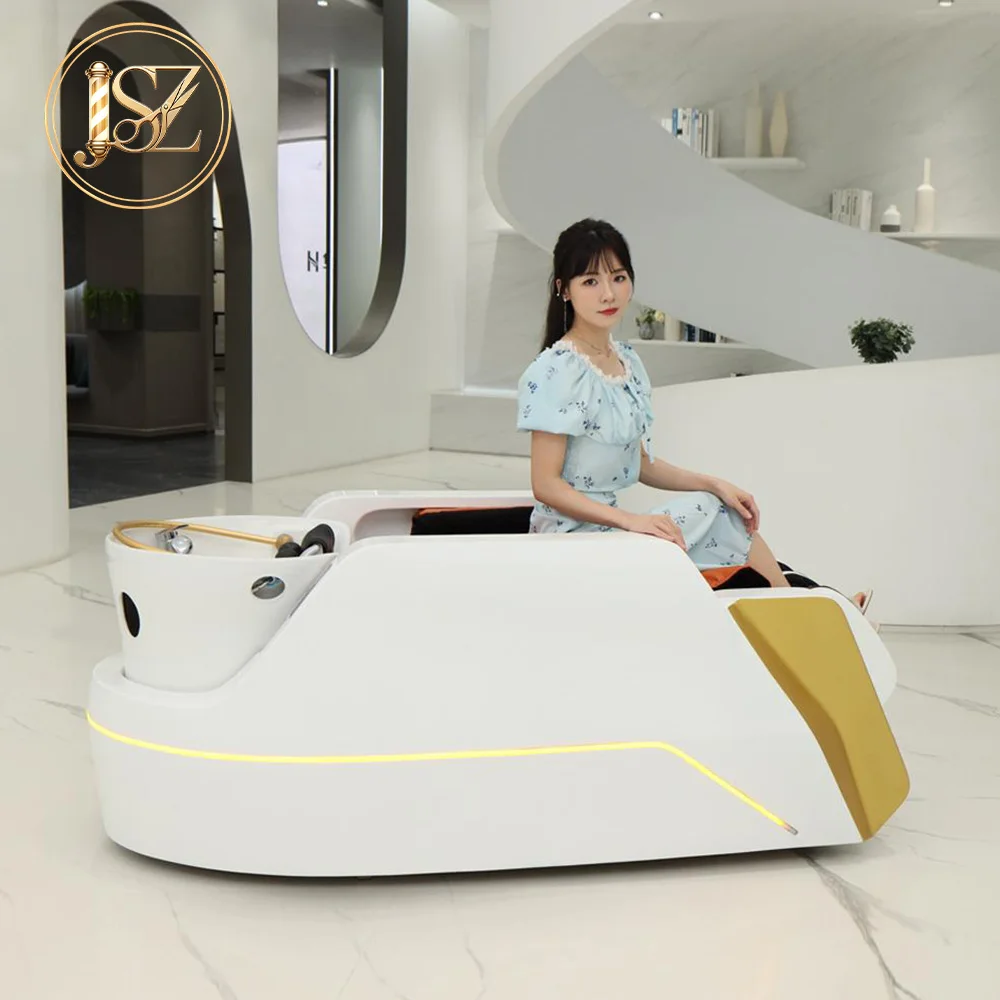 Luxury Ergonomic Fiberglass Hair Washing Bed Electric Full Body Massage Spa Bed Ceramic Bowl For Beauty Hair Salon
Luxury Ergonomic Fiberglass Hair Washing Bed Electric Full Body Massage Spa Bed Ceramic Bowl For Beauty Hair Salon