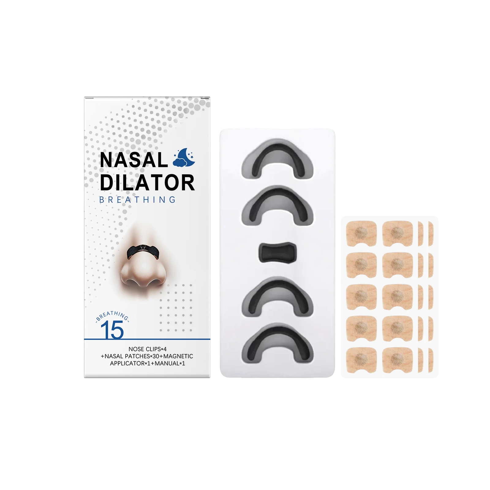 Anti-snoring sticker set, care for nose discomfort, snoring and opening mouth, peace of mind sleep care sticker
Anti-snoring sticker set, care for nose discomfort, snoring and opening mouth, peace of mind sleep care sticker