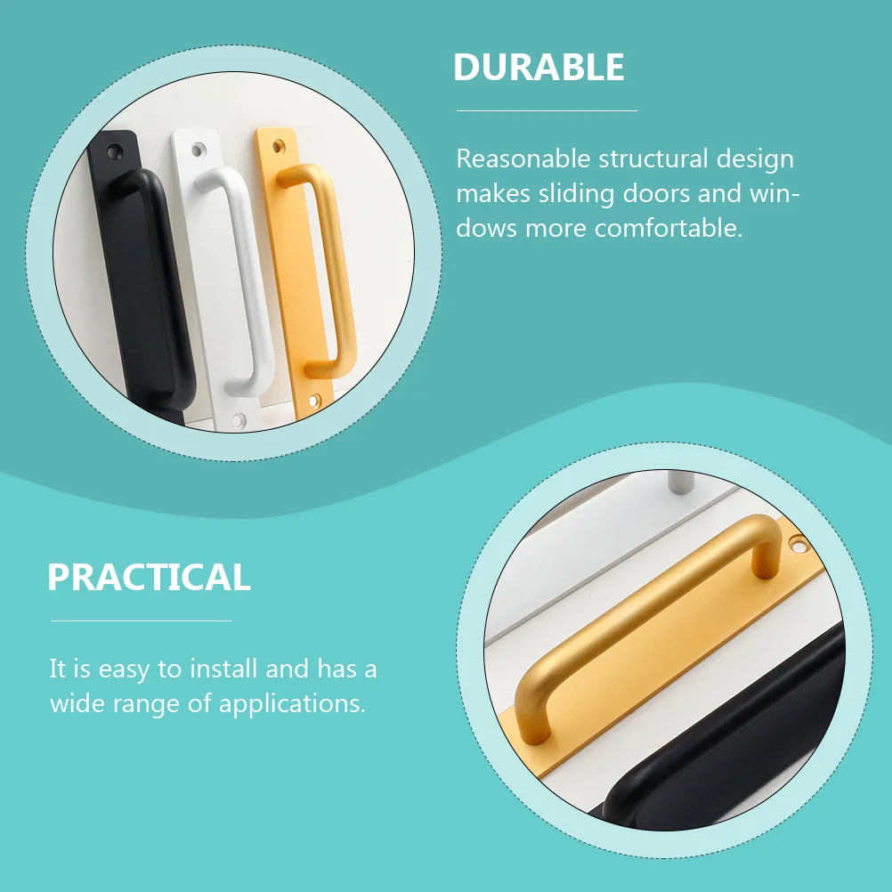 Aluminum Alloy Handle Durable Metal Door Pull Window Knob Practical Home Furniture Accessory Rigorous Design Easy Install Wide
Aluminum Alloy Handle Durable Metal Door Pull Window Knob Practical Home Furniture Accessory Rigorous Design Easy Install Wide