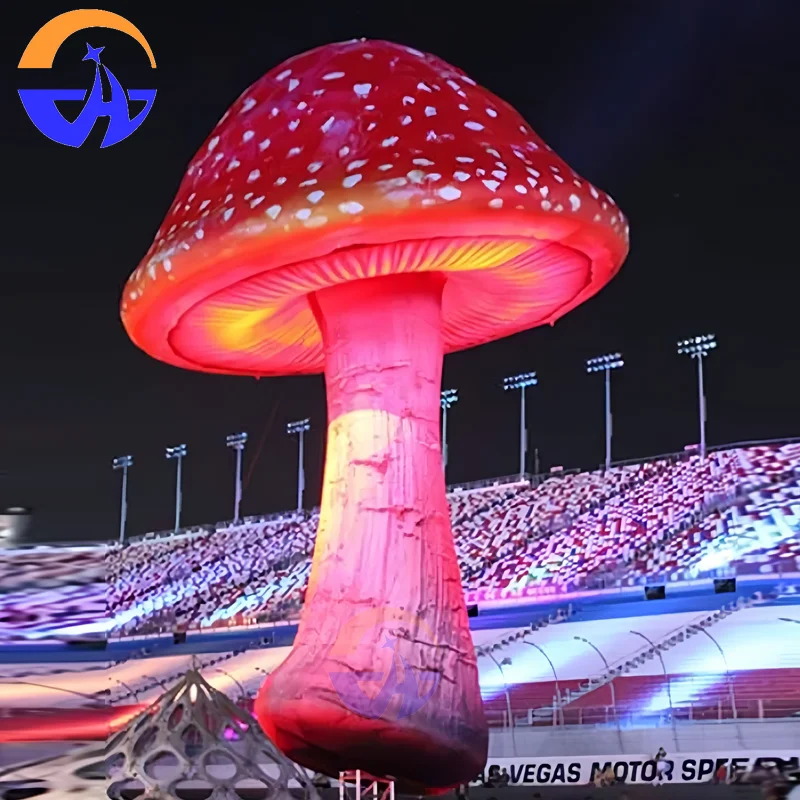 Giant Inflatable Mushroom Decorations with LED Light And Blower for Outdoor Christmas Party Stage Event Festive Theme
Giant Inflatable Mushroom Decorations with LED Light And Blower for Outdoor Christmas Party Stage Event Festive Theme