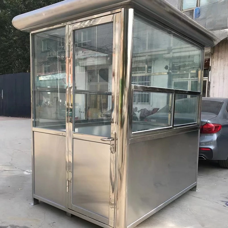 Small mobile stainless steel guard box, outdoor duty room to protect against wind and rain
Small mobile stainless steel guard box, outdoor duty room to protect against wind and rain