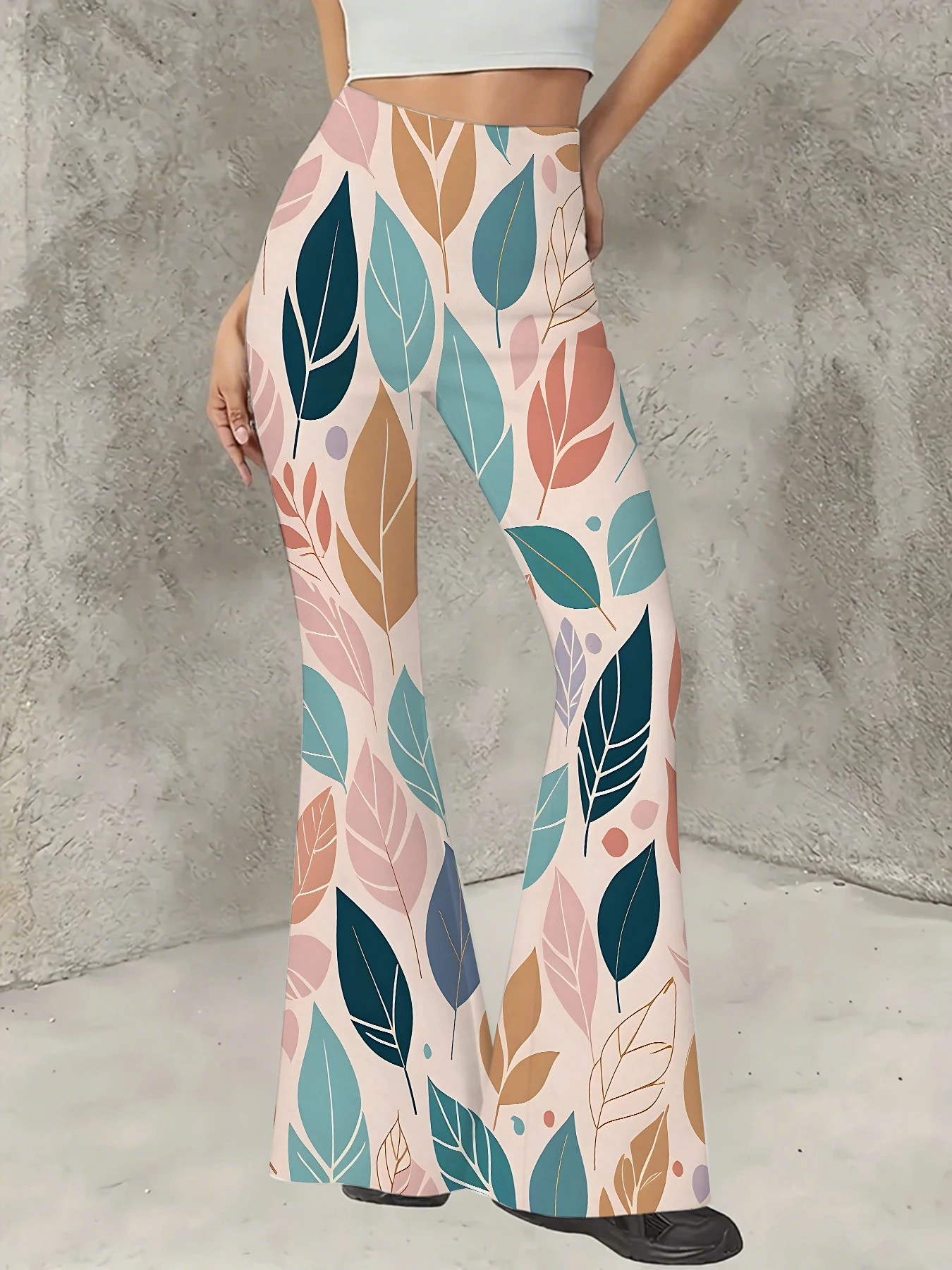 Women's Printed Flare Pants Y2K High Waist Bell Bottom Trousers Streetwear
Women's Printed Flare Pants Y2K High Waist Bell Bottom Trousers Streetwear