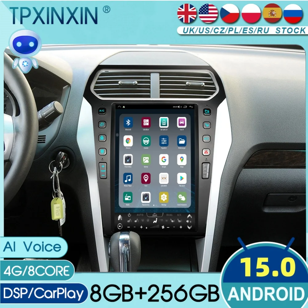 13.6 Inch For Ford Explorer 2011~2019 Android Carplay Car Radio Stereo Automotive Multimedia Player GPS 4G WIFI SWC BT Head Unit
13.6 Inch For Ford Explorer 2011~2019 Android Carplay Car Radio Stereo Automotive Multimedia Player GPS 4G WIFI SWC BT Head Unit