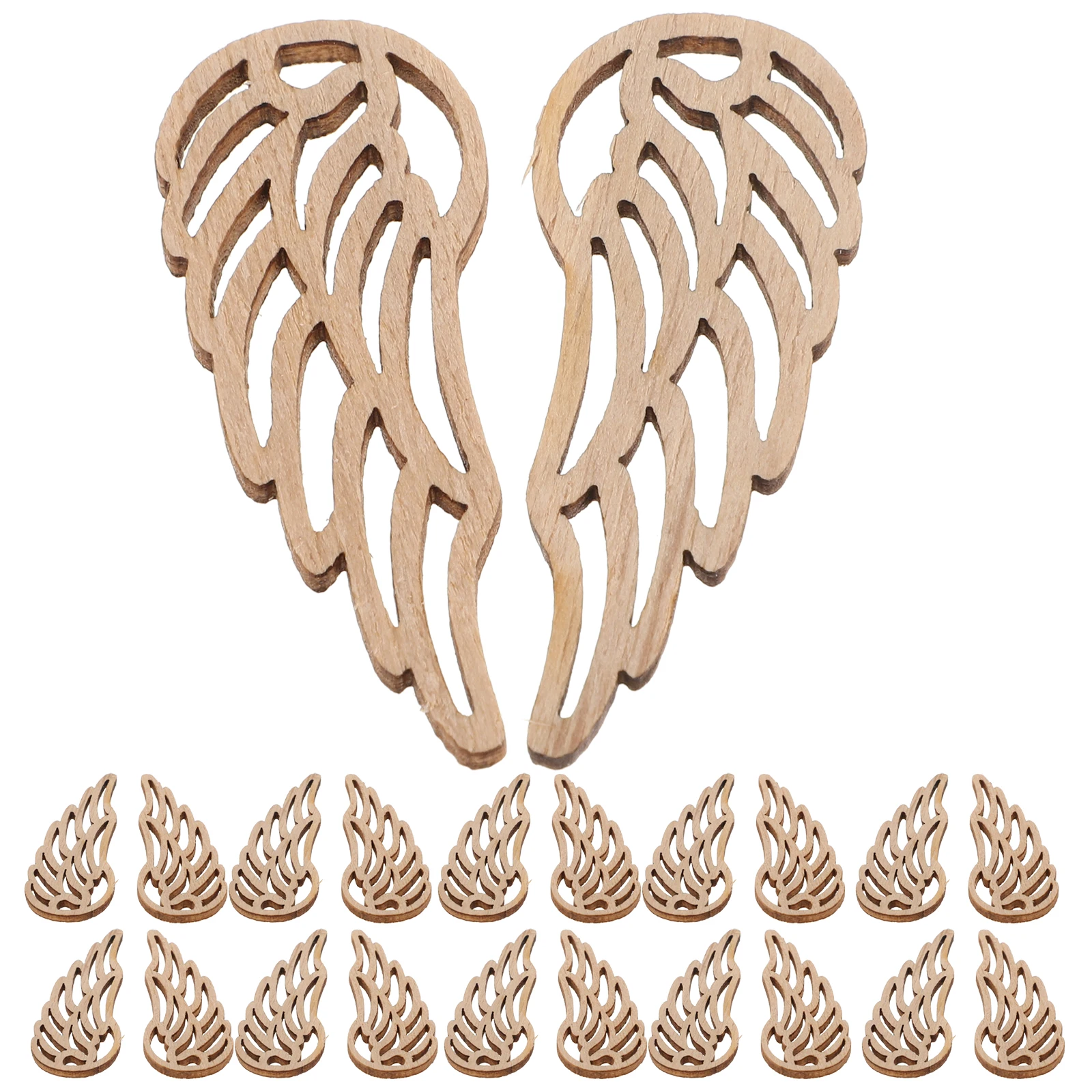 50pcs Log Wing Chips Color Wooden Cutouts Angel Wing Shape Diy Craft Supplies Christmas Ornaments Wood Materials
50pcs Log Wing Chips Color Wooden Cutouts Angel Wing Shape Diy Craft Supplies Christmas Ornaments Wood Materials