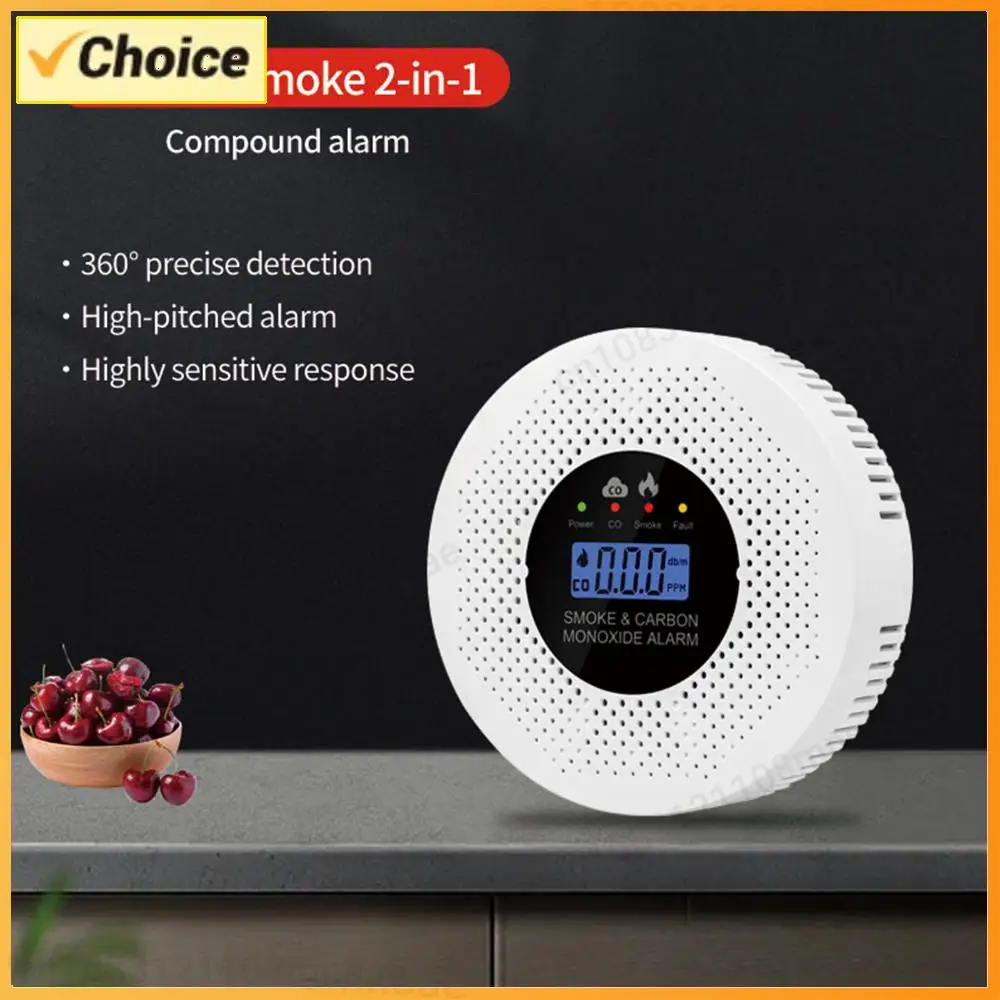 Детектор дыма и угарного газа с ЖК-дисплеем 2-в-1, пожарная сигнализация, детектор дыма с питанием от батареи для дома, квартиры, кухни
Детектор дыма и угарного газа с ЖК-дисплеем 2-в-1, пожарная сигнализация, детектор дыма с питанием от батареи для дома, квартиры, кухни