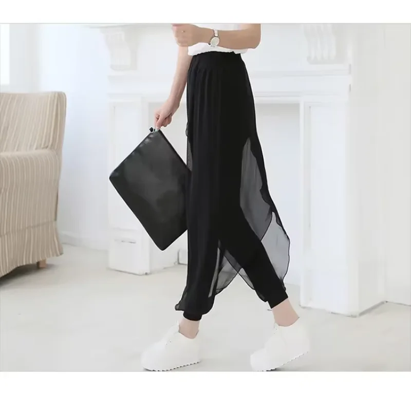 Women Dance Pant Chinese Folk Dance Classical Dancing Pants Chiffon Women Ballroom Costume Practice Yoga Ballet Lady Harem Pants
Women Dance Pant Chinese Folk Dance Classical Dancing Pants Chiffon Women Ballroom Costume Practice Yoga Ballet Lady Harem Pants