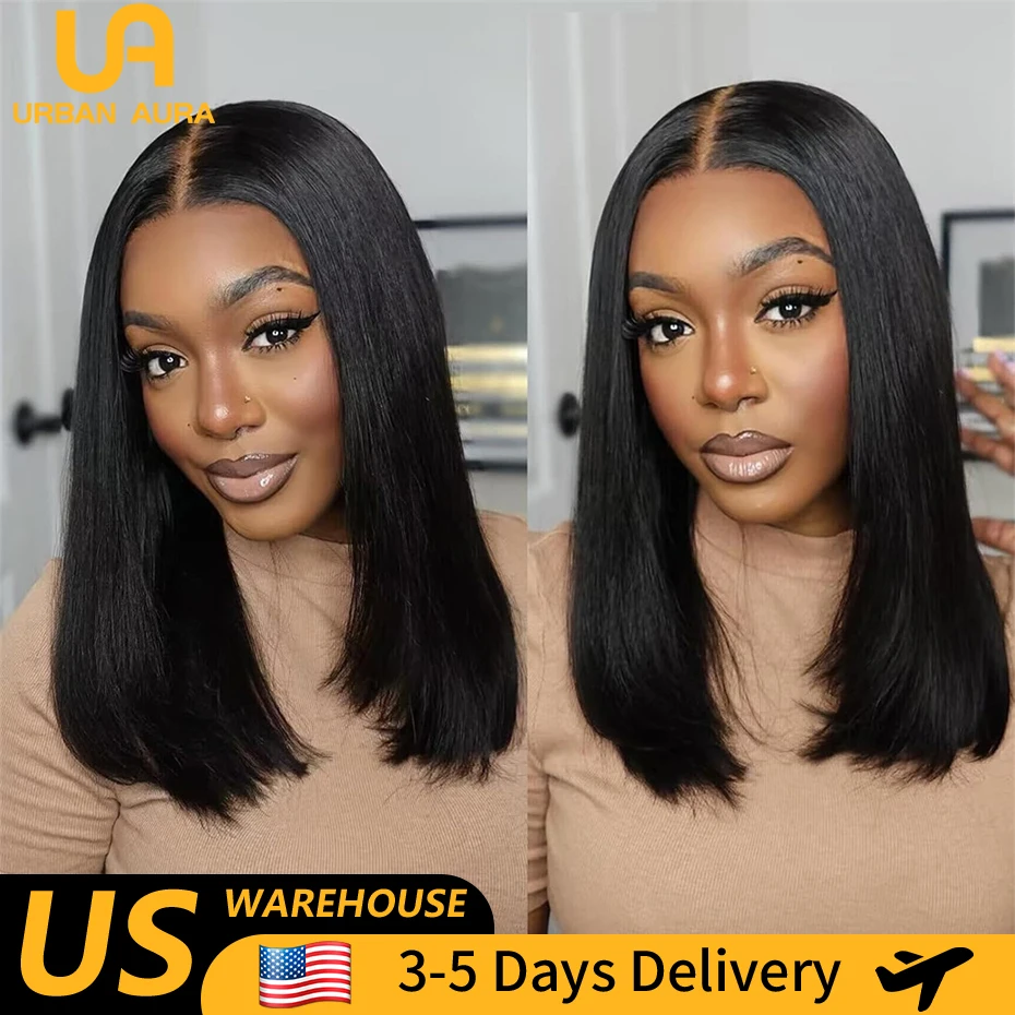 5x5 Short Bob Glueless Straight Ready to Wear Wigs 100% Real Human Hair Lace Closure Wig 250 Density Pre Plucked Vietnamese Wigs
5x5 Short Bob Glueless Straight Ready to Wear Wigs 100% Real Human Hair Lace Closure Wig 250 Density Pre Plucked Vietnamese Wigs