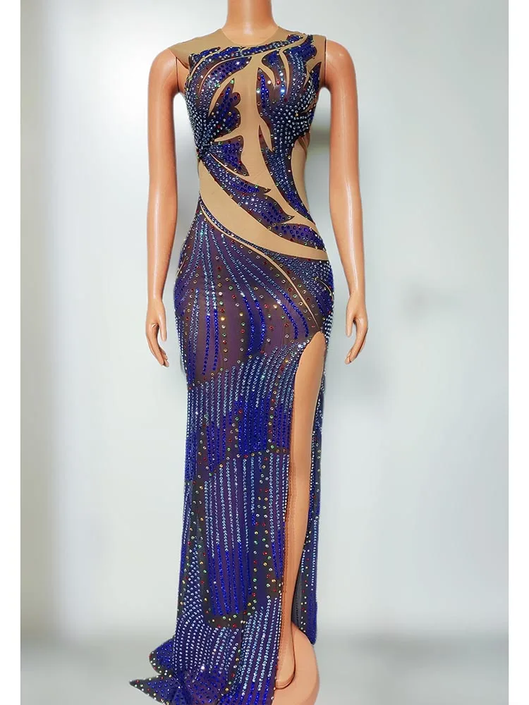 High Quality Hot Stamping And Color Blocking Sexy Slit Long Dress 2024 New Fashion Custom Women'S Clothing
High Quality Hot Stamping And Color Blocking Sexy Slit Long Dress 2024 New Fashion Custom Women'S Clothing