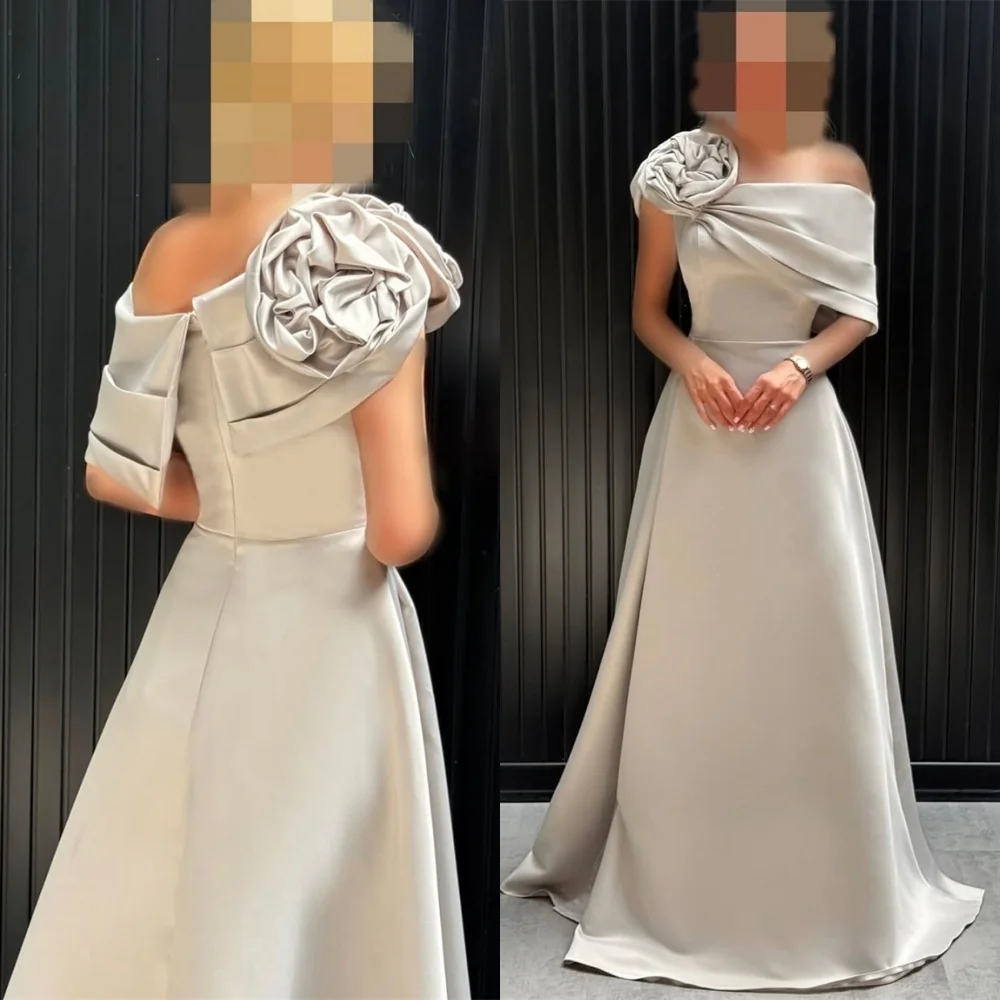 Customized Temperament Satin Evening Dresses Fashion Off the Shoulder Flowers Homecoming Dresses High Quality Party Gowns
Customized Temperament Satin Evening Dresses Fashion Off the Shoulder Flowers Homecoming Dresses High Quality Party Gowns