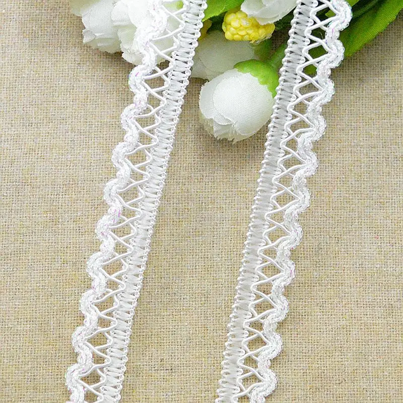 5Meters/196.85In Each Pack New Clothing Accessories Lace Supplies Retro Evening Dress Dress Intimates Exquisite Headwear with White Wavy Lace
5Meters/196.85In Each Pack New Clothing Accessories Lace Supplies Retro Evening Dress Dress Intimates Exquisite Headwear with White Wavy Lace
