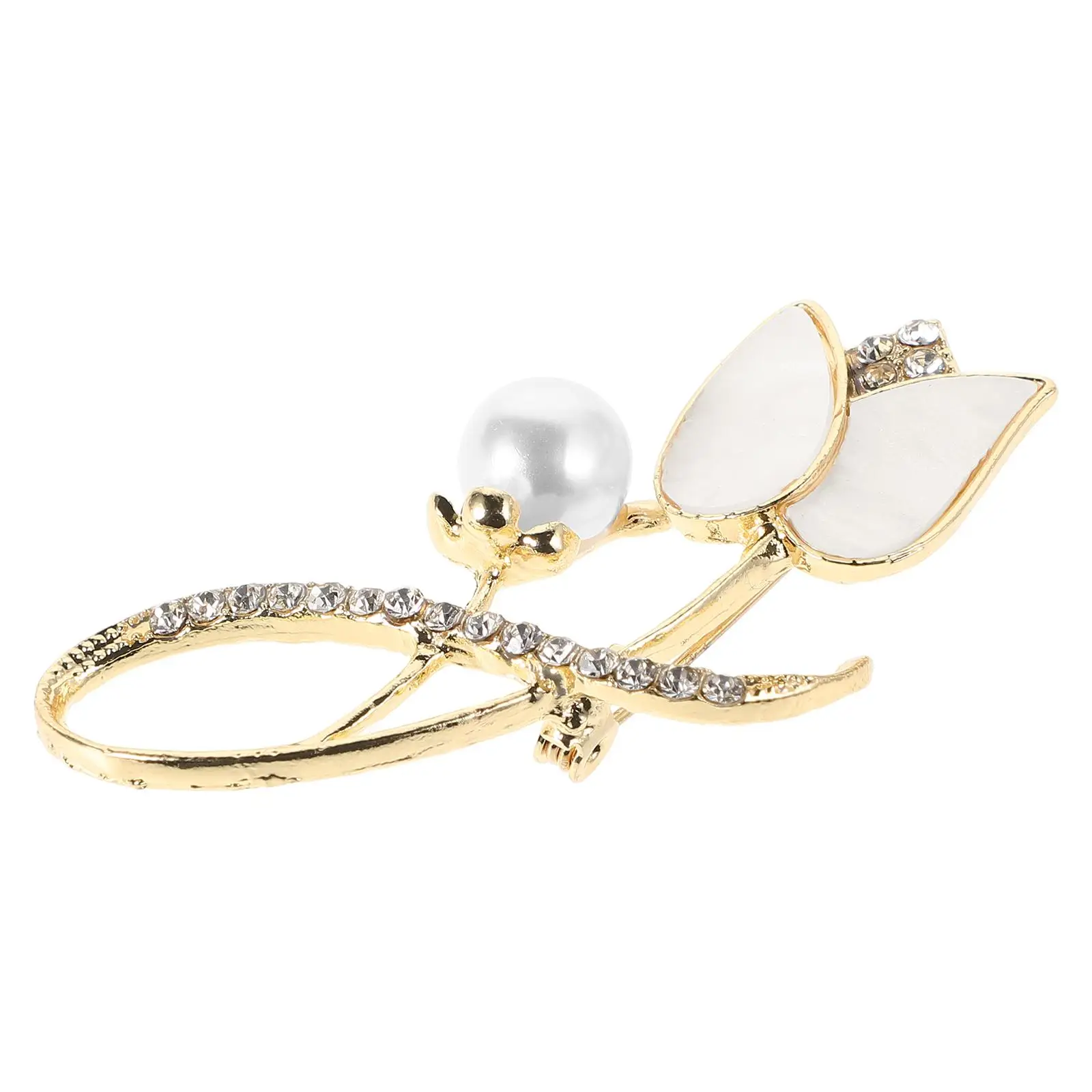 Tulip Brooch Women High Pin Suit Coat Accessory White Scarf Clip Elegant Corsage Hat Flower Jewelry
Tulip Brooch Women High Pin Suit Coat Accessory White Scarf Clip Elegant Corsage Hat Flower Jewelry