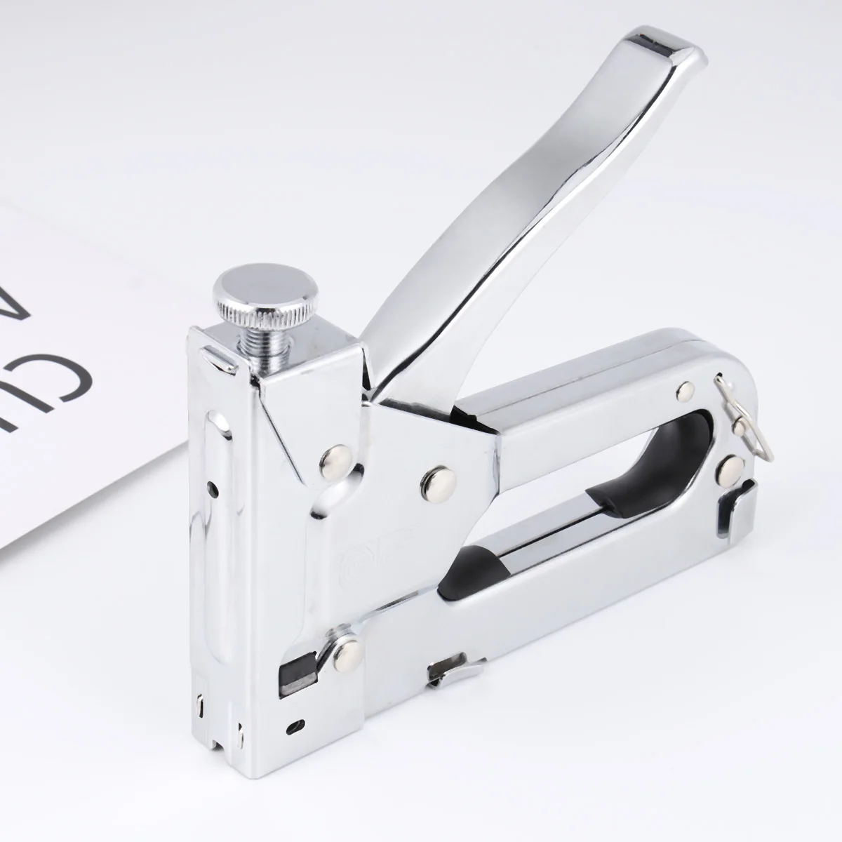Silver Plating TPR Manual Heavy Duty Stapler Staple Nailer Tacker For Upholstery Wood Framing Door Furniture Random Color 
Silver Plating TPR Manual Heavy Duty Stapler Staple Nailer Tacker For Upholstery Wood Framing Door Furniture Random Color