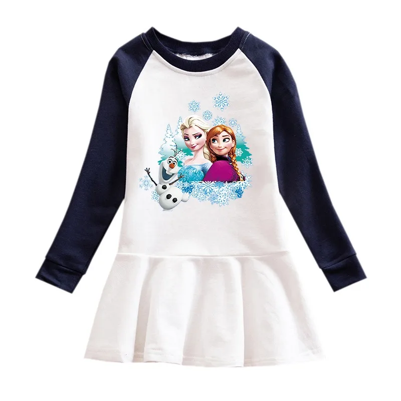 Disney Quality Cotton Girls Dress Clothing for Children Pink Long Sleeve Kids Blue Frozen Elsa Clothes Hooded
Disney Quality Cotton Girls Dress Clothing for Children Pink Long Sleeve Kids Blue Frozen Elsa Clothes Hooded