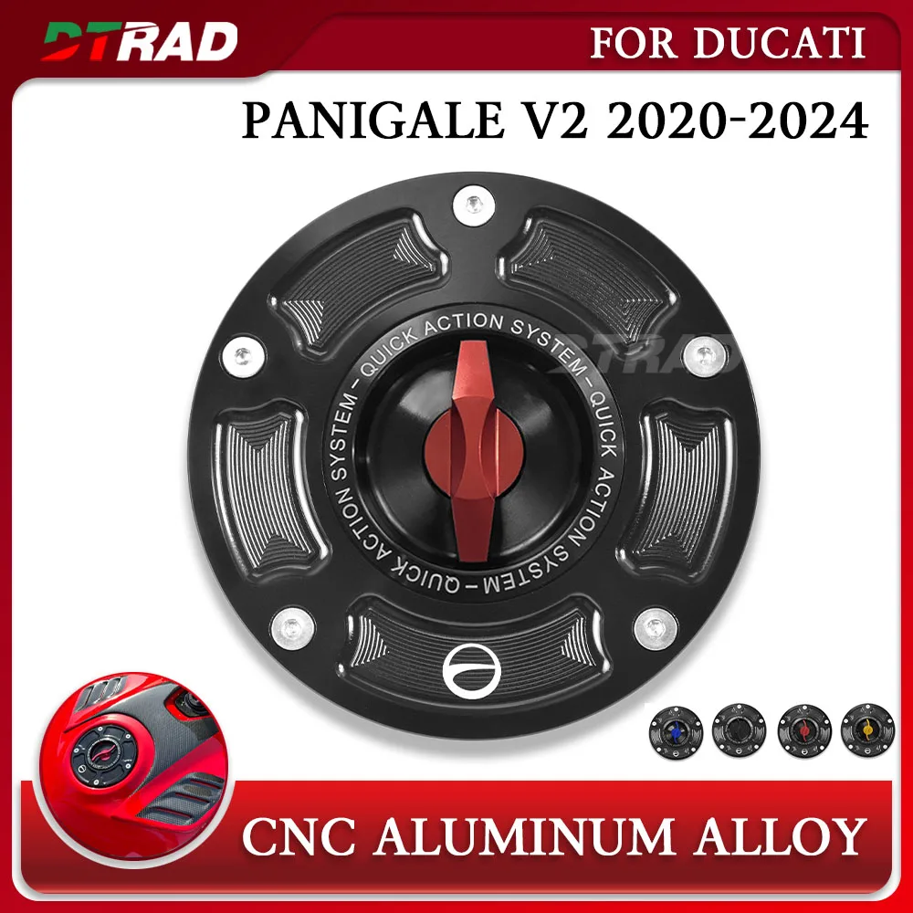 Quick-Release Fuel Cap For DUCATI Panigale V2 2020 - 2024 PanigaleV2 Accessories CNC Aluminum Racing Fuel Filler Cap Cover
Quick-Release Fuel Cap For DUCATI Panigale V2 2020 - 2024 PanigaleV2 Accessories CNC Aluminum Racing Fuel Filler Cap Cover