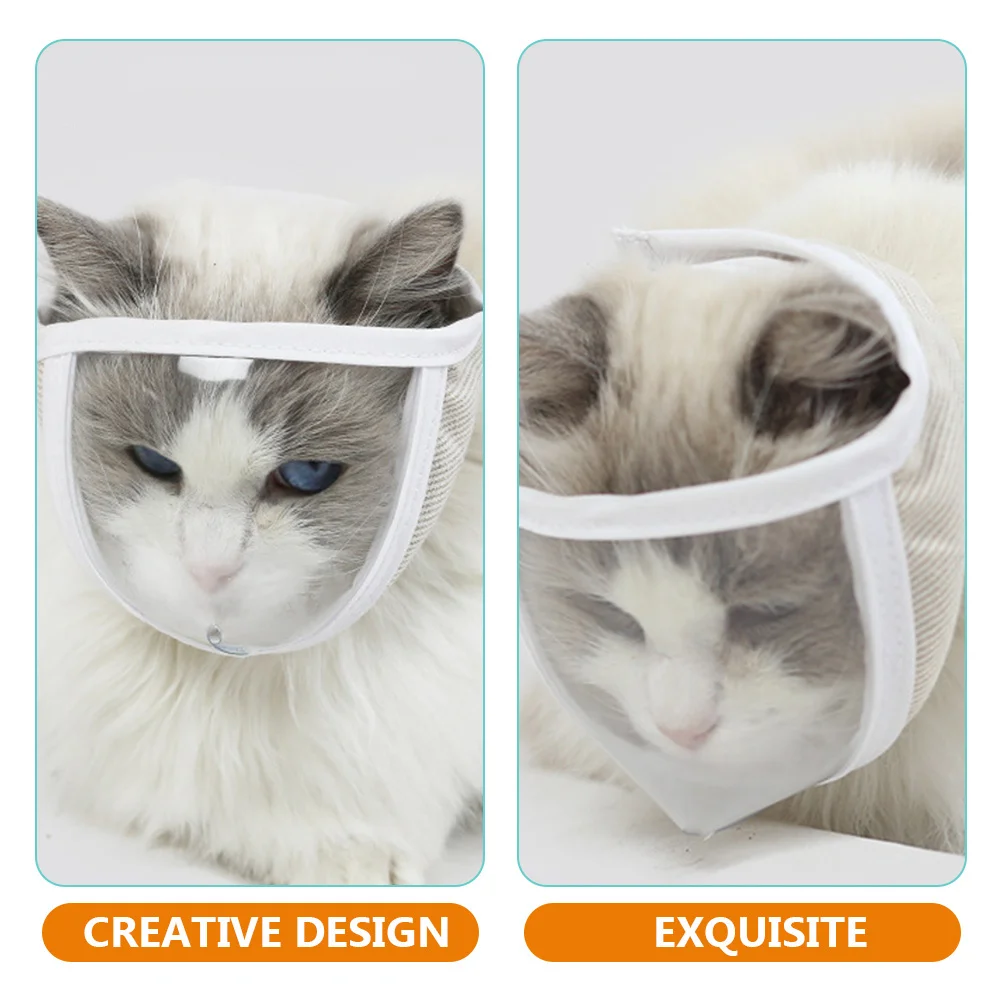 Transparent Cat Muzzle for Grooming Portable Breathable Kitten Mask Prevent Biting during Nail Trimming Cleaning Beauty Pet
Transparent Cat Muzzle for Grooming Portable Breathable Kitten Mask Prevent Biting during Nail Trimming Cleaning Beauty Pet