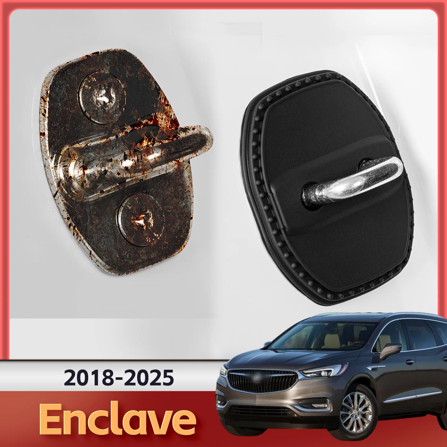 2/4 шт. силиконовый чехол для дверного замка автомобиля, защитный декоративный чехол для Buick Enclave 2018 2019 2020 2021 2022 2023 2024 2025
2/4 шт. силиконовый чехол для дверного замка автомобиля, защитный декоративный чехол для Buick Enclave 2018 2019 2020 2021 2022 2023 2024 2025