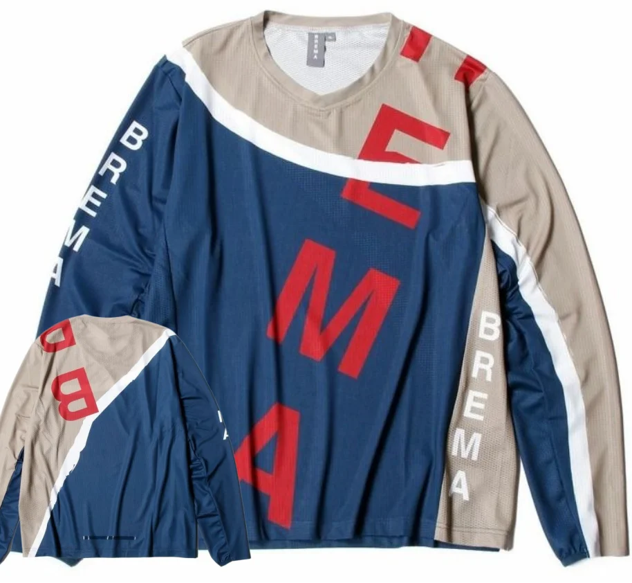 Men's Long Sleeve Jersey Navy Blue with White Logo Print Breathable Mesh Quick-Dry for Cycling & Outdoor Sports MOTO
Men's Long Sleeve Jersey Navy Blue with White Logo Print Breathable Mesh Quick-Dry for Cycling & Outdoor Sports MOTO