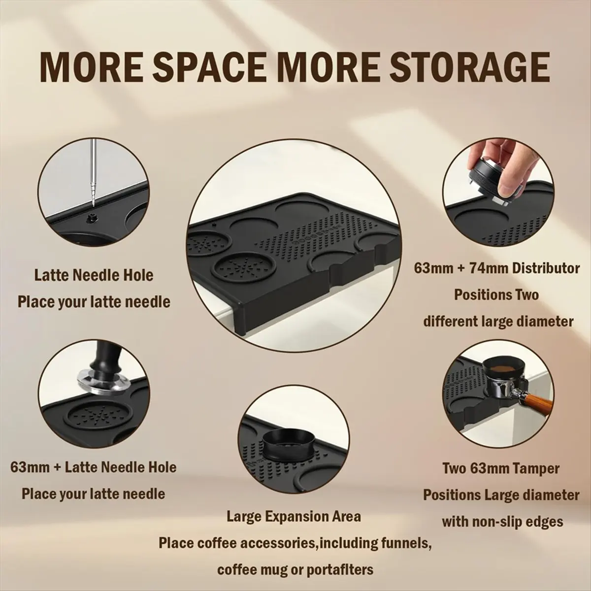 Эспрессо, коврик для тампера для кофе для эспрессо-машины, пищевая силиконовая подкладка для аксессуаров для эспрессо-машин
Эспрессо, коврик для тампера для кофе для эспрессо-машины, пищевая силиконовая подкладка для аксессуаров для эспрессо-машин