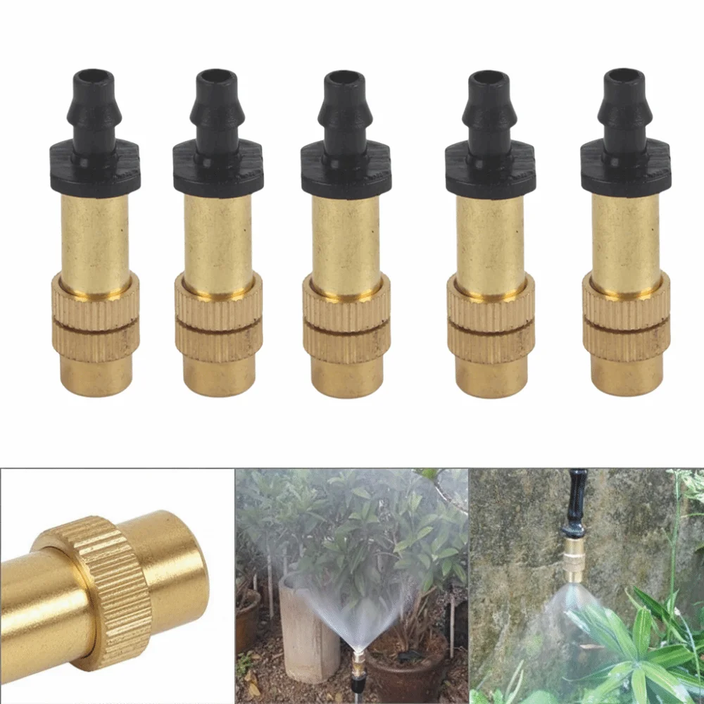 30pcs Durable Brass Spray Sprinkler Fine Mist Water Saving Spray Nozzles Easy to install Brass Spray Nozzles Greenhouse Cooling
30pcs Durable Brass Spray Sprinkler Fine Mist Water Saving Spray Nozzles Easy to install Brass Spray Nozzles Greenhouse Cooling