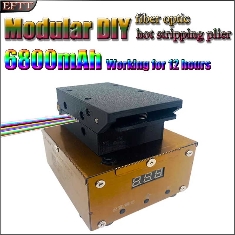 Modular DIY Hot Fiber Optic Thermal Stripper Pliers Desktop style Heated Optic Wire Slitter 2-20core Ribbon Fiber Stripping Tool
Modular DIY Hot Fiber Optic Thermal Stripper Pliers Desktop style Heated Optic Wire Slitter 2-20core Ribbon Fiber Stripping Tool