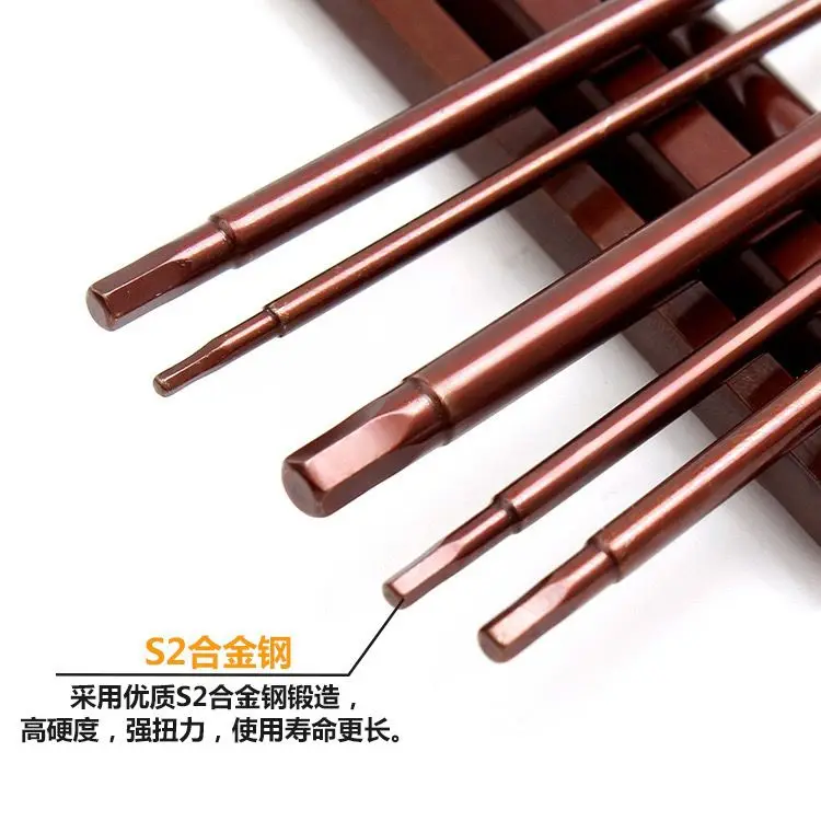 S2 Steel Extended Hexagonal Air Bit, Pneumatic Bit, Magnetic Drill Bit, Electric Screwdriver Bit
S2 Steel Extended Hexagonal Air Bit, Pneumatic Bit, Magnetic Drill Bit, Electric Screwdriver Bit