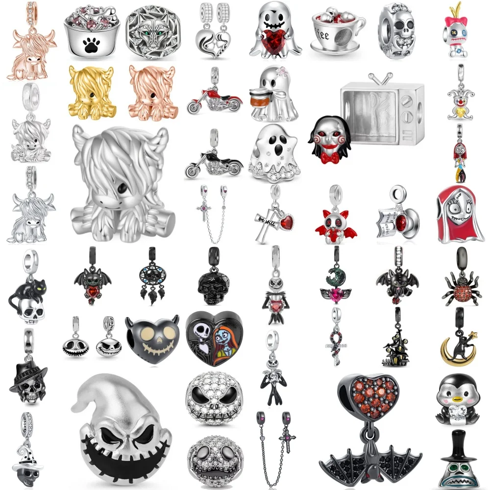 Серебряные бусины-призраки 925, черный паук, подвеска для мотоцикла, защитная цепочка с крестом, подходит для оригинального браслета, изысканные ювелирные изделия своими руками
Серебряные бусины-призраки 925, черный паук, подвеска для мотоцикла, защитная цепочка с крестом, подходит для оригинального браслета, изысканные ювелирные изделия своими руками