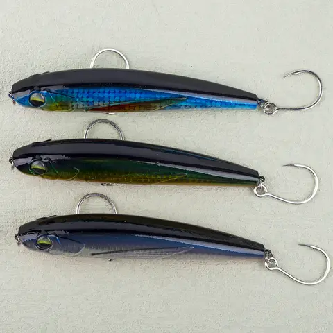 Magnisher Long Casting Sinking Pencil Baits 11.5cm 50.5g Fishing Lures Jigging Hooks Hard Bait Seafishing Artificial Wobbler