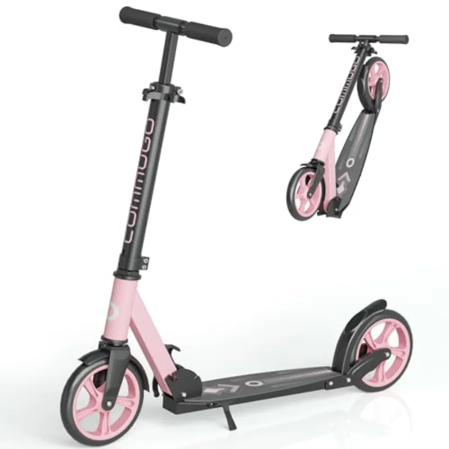 Foldable Lightweight Kick Scooter for 5-12 Teens Adults with 8 Inch Wheels CPSC Certified Max Load 240 LBS Red Sport Scooter Gi
Foldable Lightweight Kick Scooter for 5-12 Teens Adults with 8 Inch Wheels CPSC Certified Max Load 240 LBS Red Sport Scooter Gi
