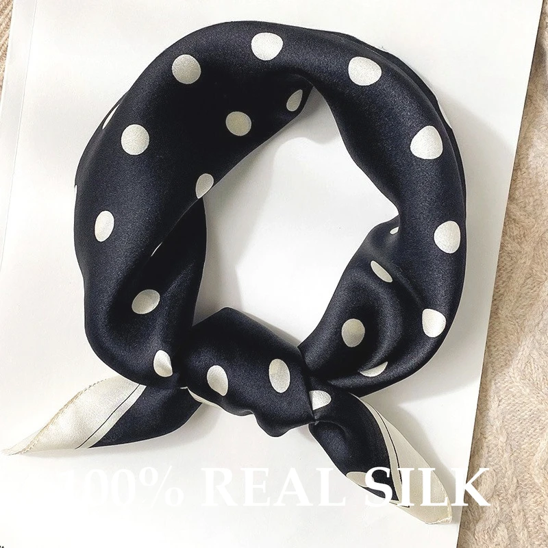 Новый 100% натуральный шелковый шарф, женский весенне-летний шаль с точечным принтом, модные шарфы, платок, бандана, квадратная повязка на голову, хиджаб
Новый 100% натуральный шелковый шарф, женский весенне-летний шаль с точечным принтом, модные шарфы, платок, бандана, квадратная повязка на голову, хиджаб