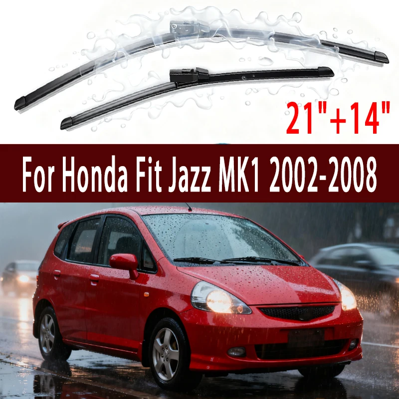 For Honda Fit Jazz MK1 2002-2008 Car Wiper U-type Soft Rubber Boneless Wiper HD Quiet Durable Automotive Wiper 21"+14"
For Honda Fit Jazz MK1 2002-2008 Car Wiper U-type Soft Rubber Boneless Wiper HD Quiet Durable Automotive Wiper 21"+14"