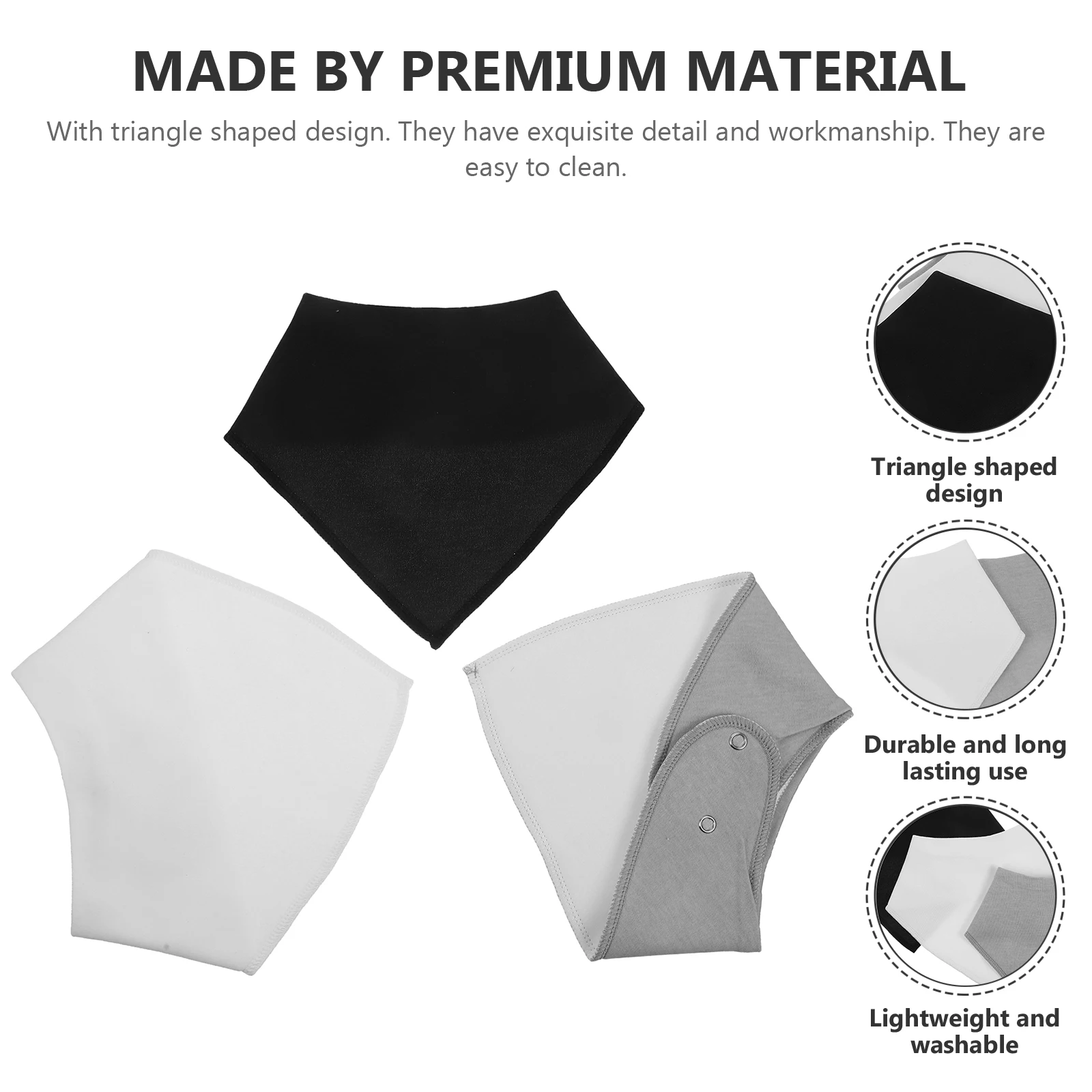 8 Pcs Bib Bibs Infant Teething Scarf for Triangle Feeding Cloth Plain Newborn 's Eating Towel
8 Pcs Bib Bibs Infant Teething Scarf for Triangle Feeding Cloth Plain Newborn 's Eating Towel