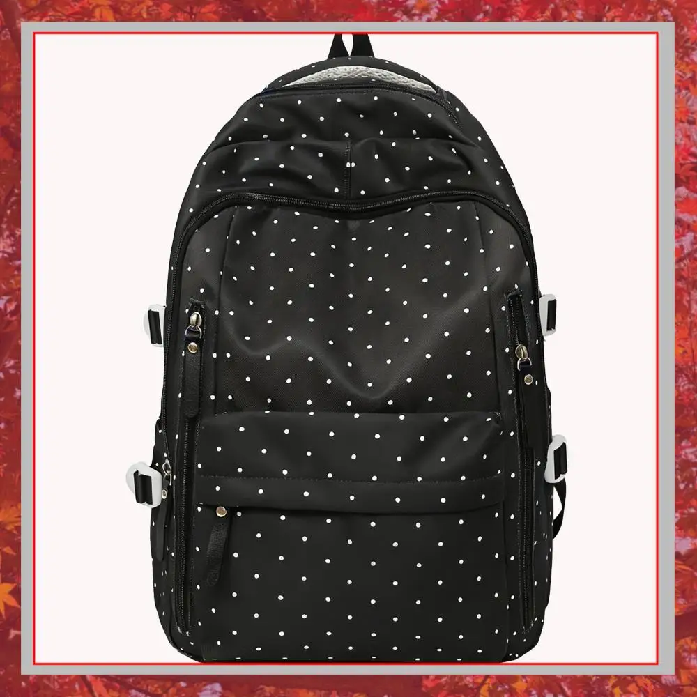 Cute Polka Dot Laptop Backpack Large Capacity Travel Backpack Casual Daypack for Female Elementary & Middle Students
Cute Polka Dot Laptop Backpack Large Capacity Travel Backpack Casual Daypack for Female Elementary & Middle Students