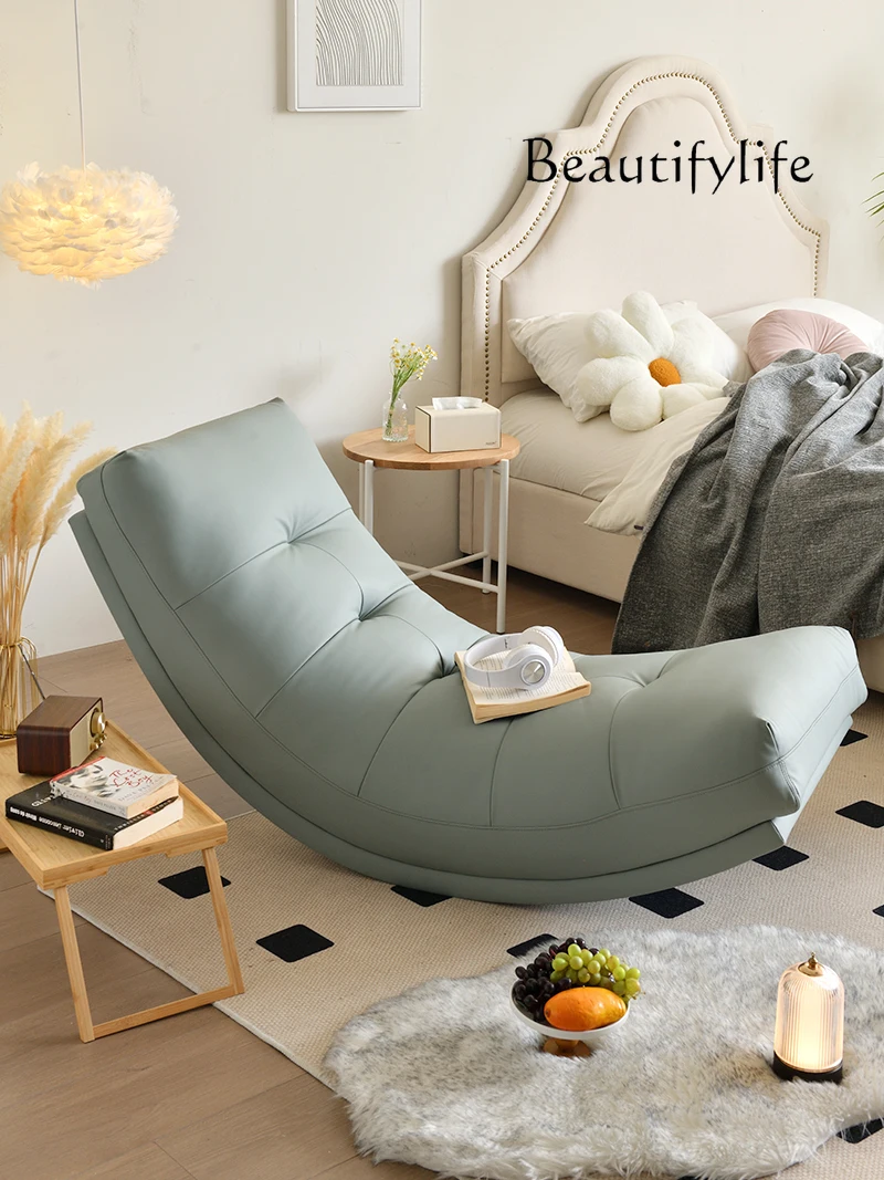 Sofa Rocking Chair Adult Lounge Chair Anti-cat scratch Silicone Leather Living Room Bedroom Balcony Leisure Reading
Sofa Rocking Chair Adult Lounge Chair Anti-cat scratch Silicone Leather Living Room Bedroom Balcony Leisure Reading