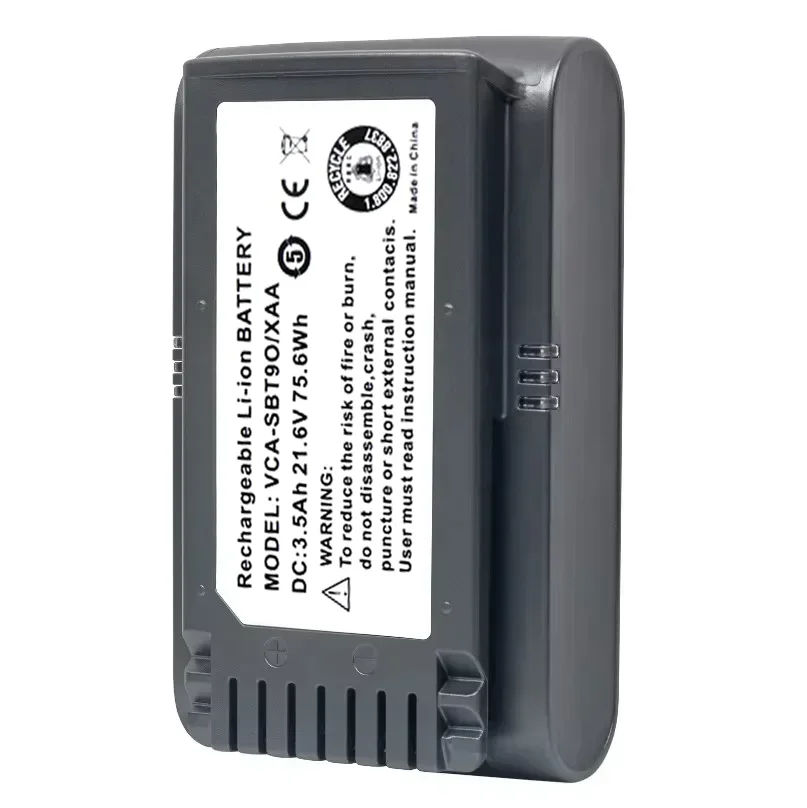 100% новый сменный вакуумный аккумулятор емкостью 3500 мАч для Samsung JET70 VCA-SBT90EB VCA-SBT90E, Jet70/+ VS15T7032P4
100% новый сменный вакуумный аккумулятор емкостью 3500 мАч для Samsung JET70 VCA-SBT90EB VCA-SBT90E, Jet70/+ VS15T7032P4