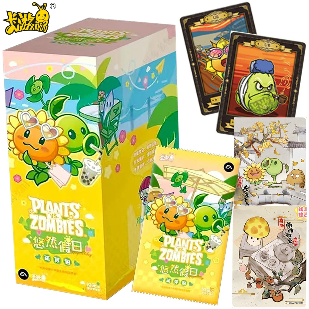 Оригинальная коллекционная карта Kayou Plants Vs. Zombies, классическая игра-головоломка, креативная карта шедевра, детские подарки-сюрпризы на день рождения
Оригинальная коллекционная карта Kayou Plants Vs. Zombies, классическая игра-головоломка, креативная карта шедевра, детские подарки-сюрпризы на день рождения