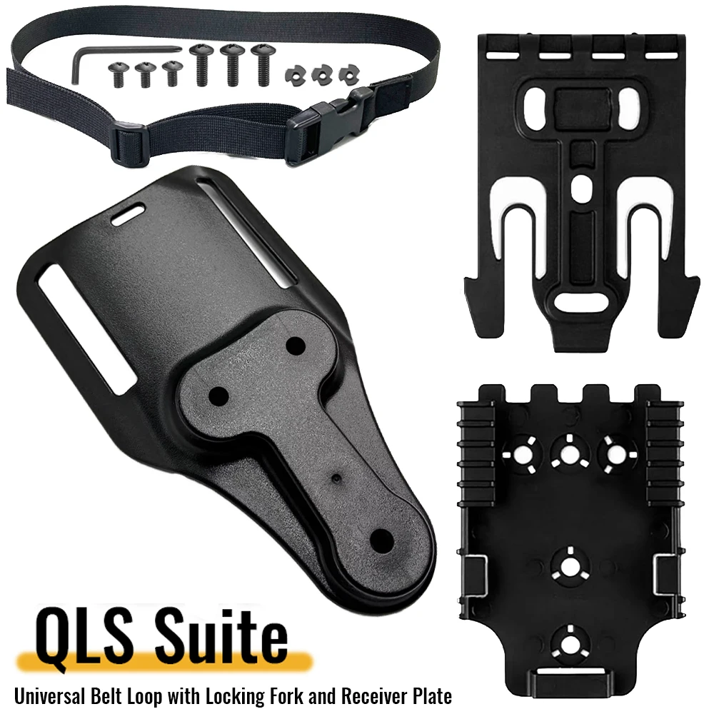 Тактический комплект системы быстрого блокировки QLS 19 22, кобура для пистолета, с адаптером для петли для ремня средней езды, аксессуары для страйкбола и охоты
Тактический комплект системы быстрого блокировки QLS 19 22, кобура для пистолета, с адаптером для петли для ремня средней езды, аксессуары для страйкбола и охоты