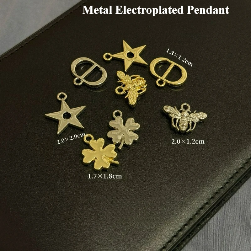 DIY Metal Alloy Jewelry Accessories - Four-leaf Clover Pendant D-shaped Handcrafted Materials Five-pointed Star Color Retention
DIY Metal Alloy Jewelry Accessories - Four-leaf Clover Pendant D-shaped Handcrafted Materials Five-pointed Star Color Retention