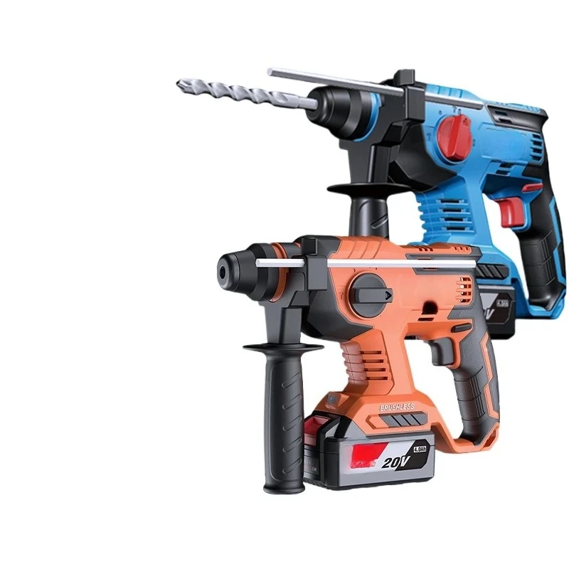 20V Rechargeable Electric Hammer Impact Drill Brushless High Power Concrete Industrial Grade Multifunctional Electric
20V Rechargeable Electric Hammer Impact Drill Brushless High Power Concrete Industrial Grade Multifunctional Electric